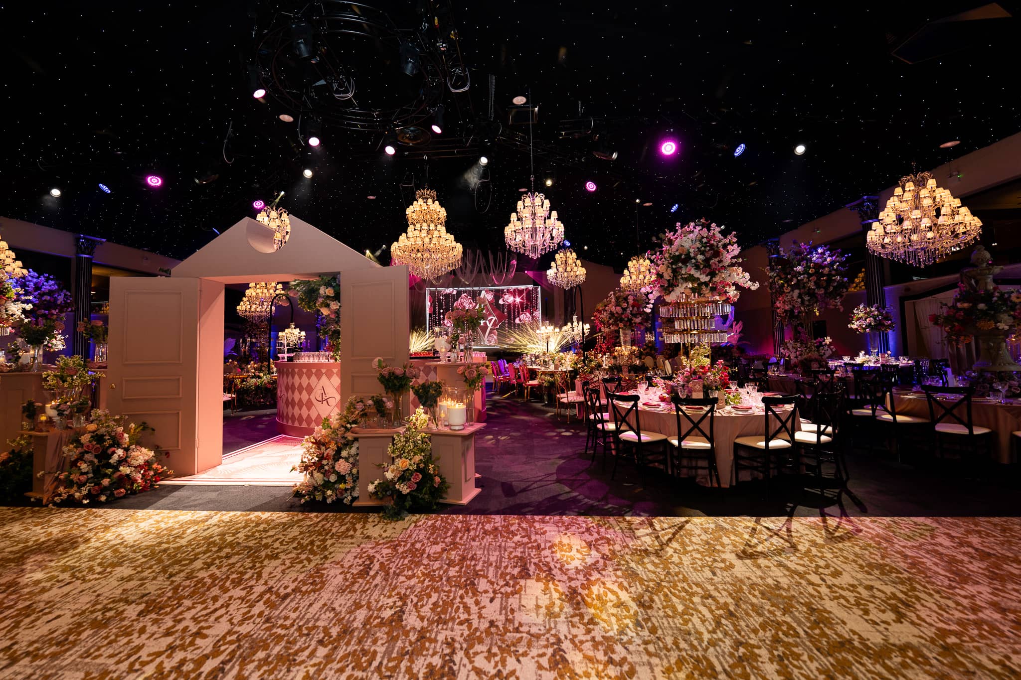 Black Tie Wedding at Dallas Burston, Kudos AV event production, photo 1