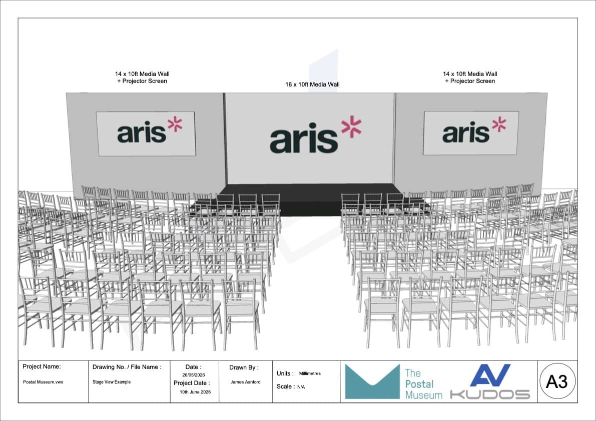 The stage design