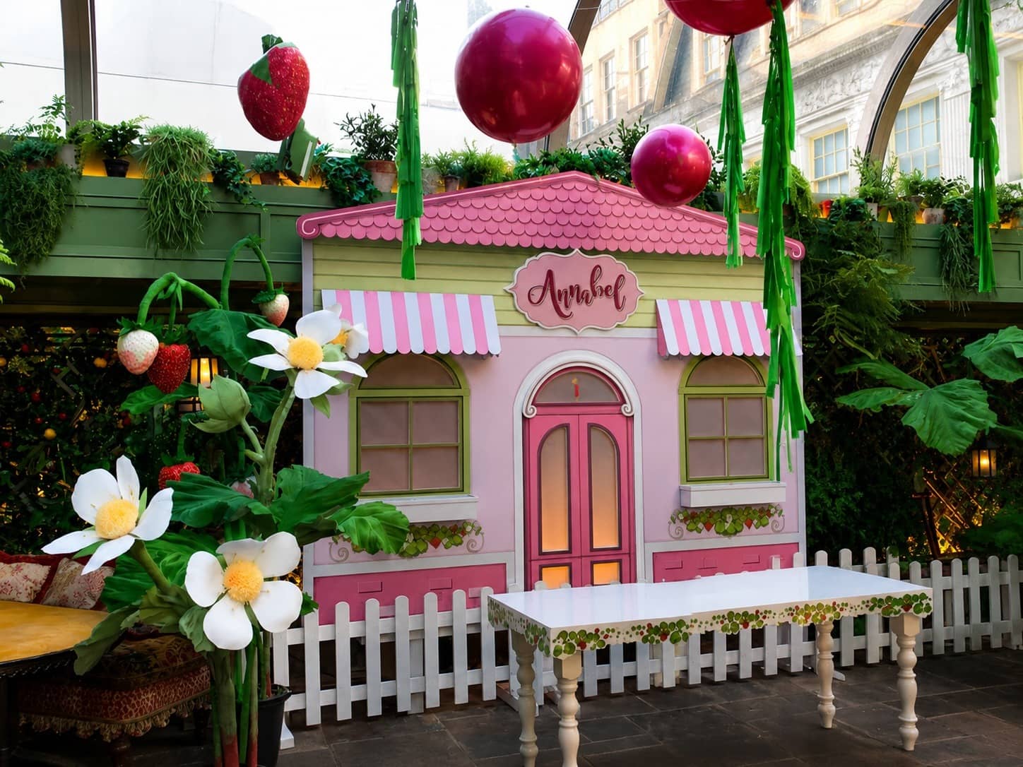 A Strawberry Garden Birthday at Annabel's, Kudos AV event production, photo 5