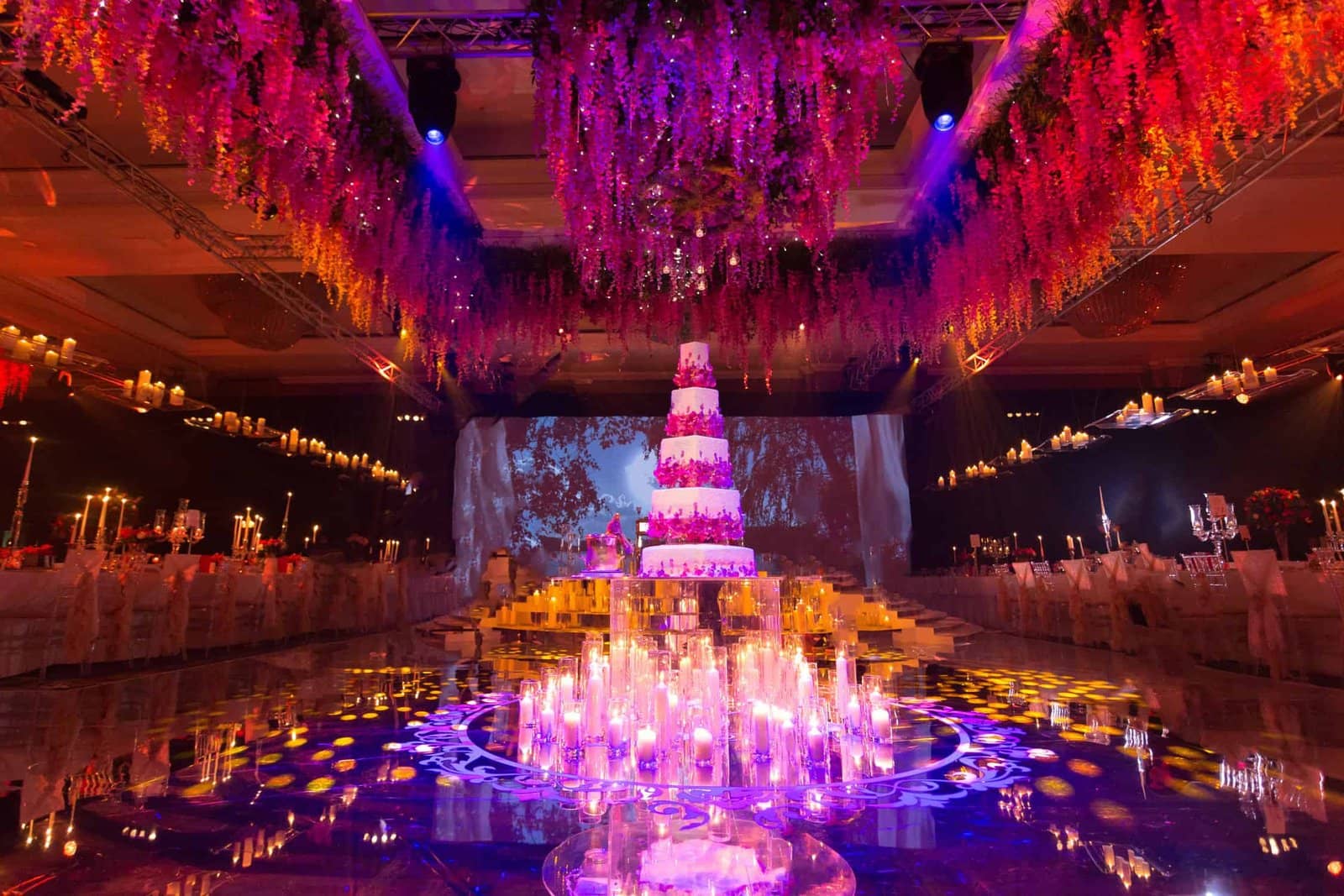 Wedding at the London Hilton on Park Lane, event production by Kudos AV