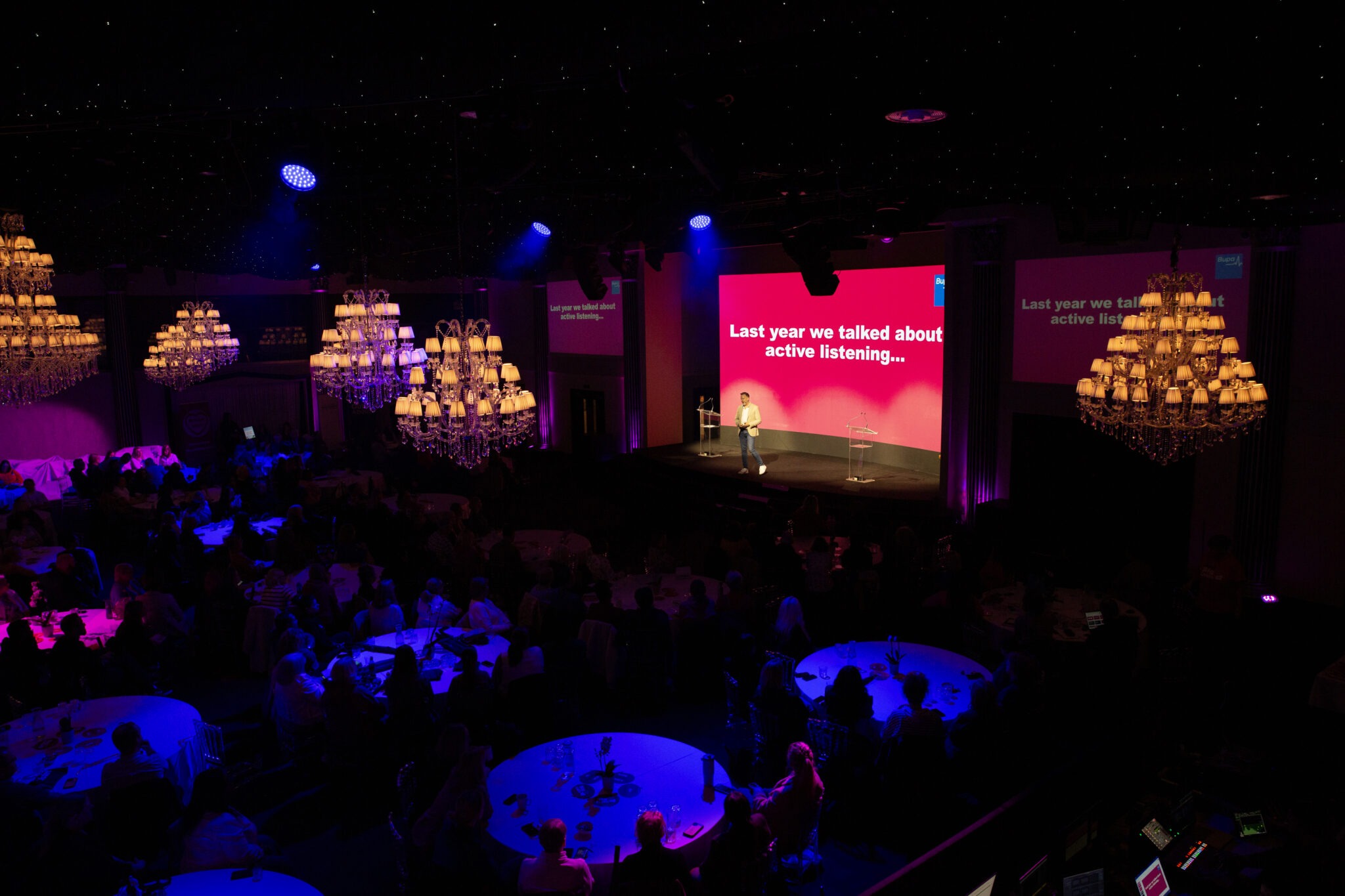 Bupa Annual Conference: Kudos AV event production, photo 3