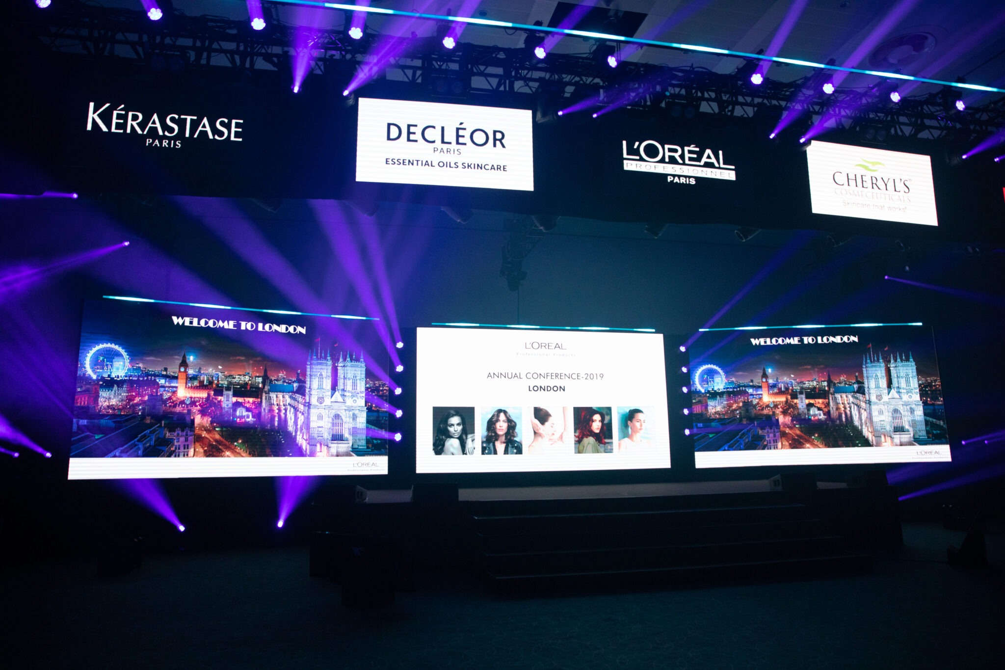 L'Or&eacute;al Professional PPD Conference at InterContinental London The O2, Kudos AV production photo 8