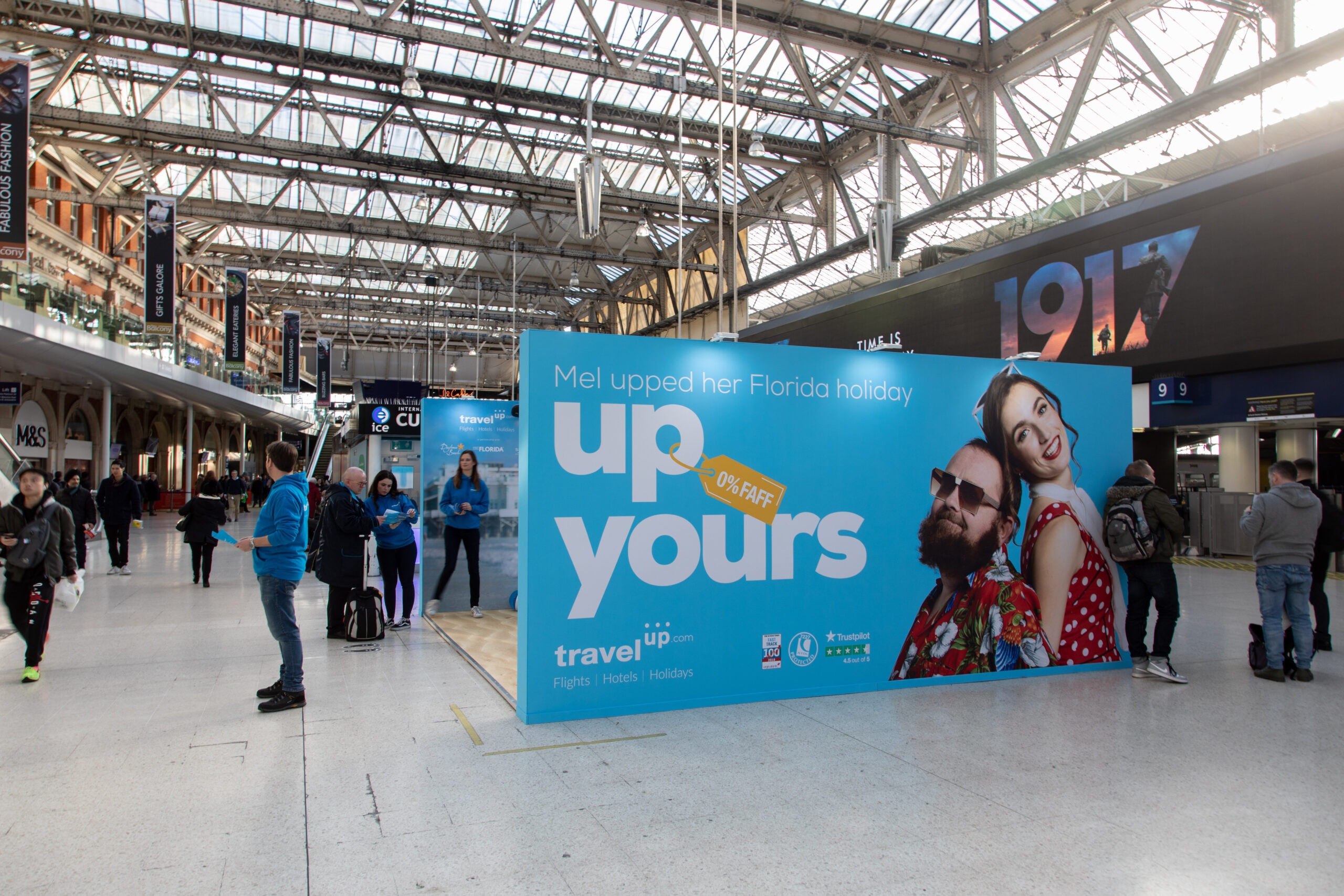 Travel Up Florida beach activation Waterloo station, photo 4