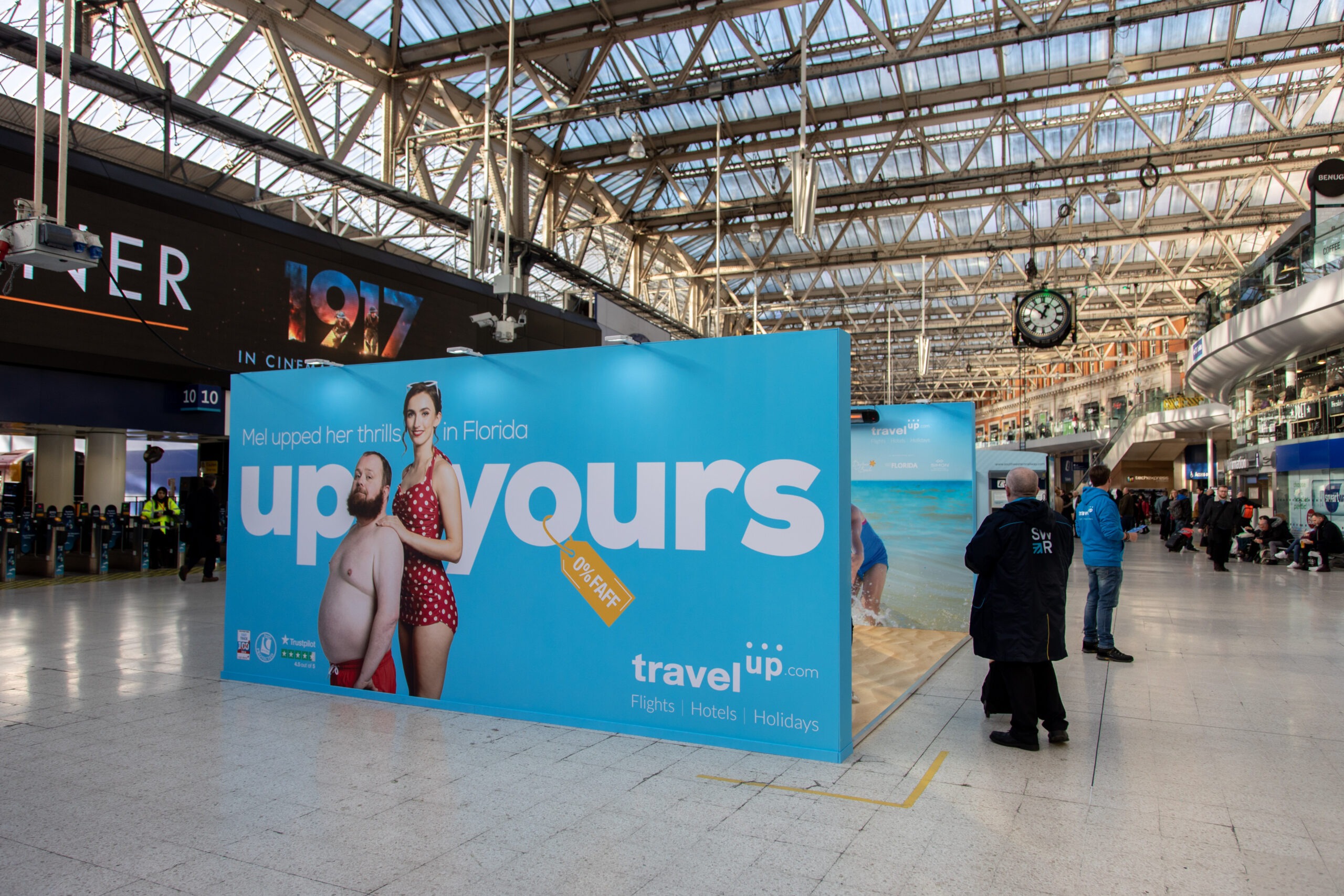 Travel Up Florida beach activation Waterloo station, photo 5