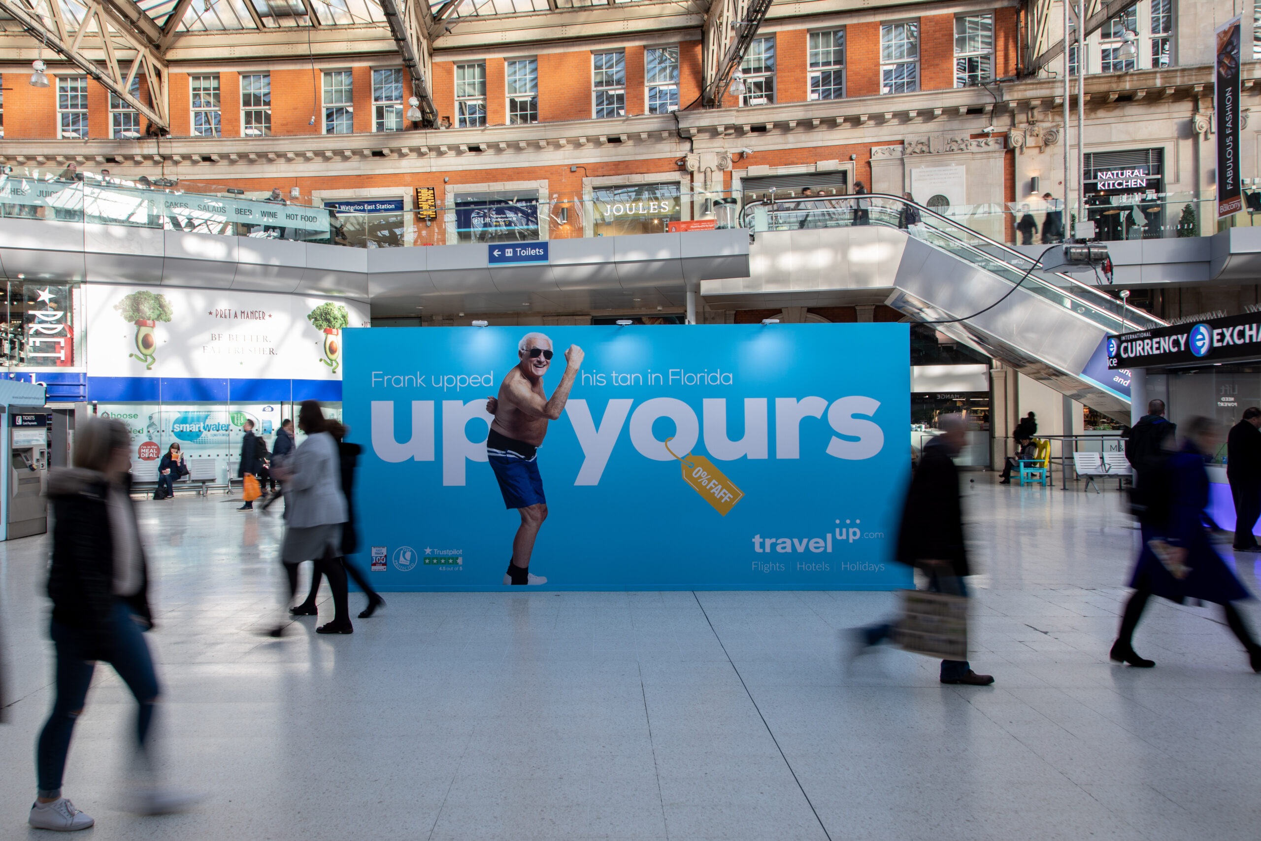 Travel Up Florida beach activation Waterloo station, photo 9