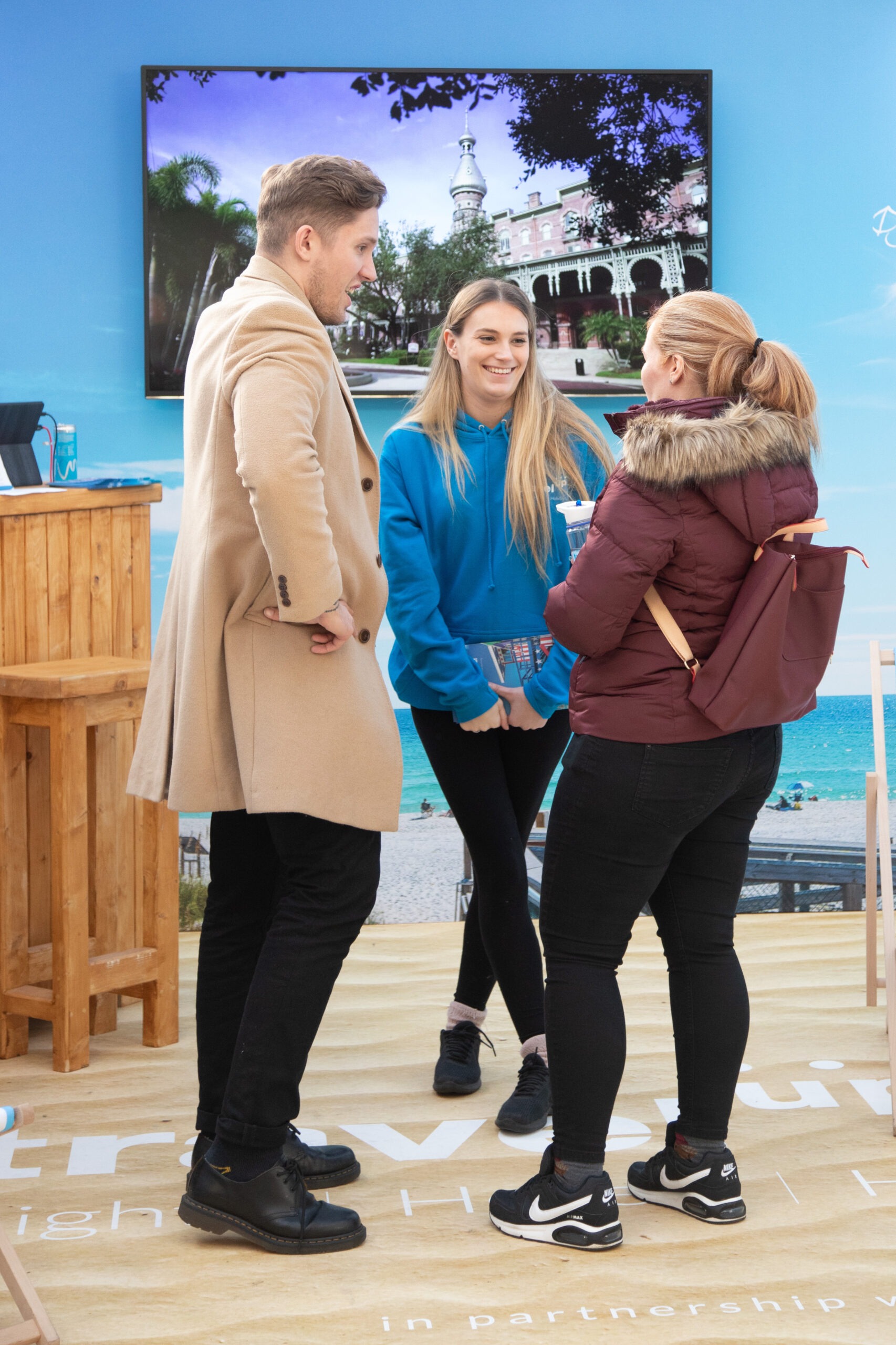 Travel Up Florida beach activation Waterloo station, photo 12