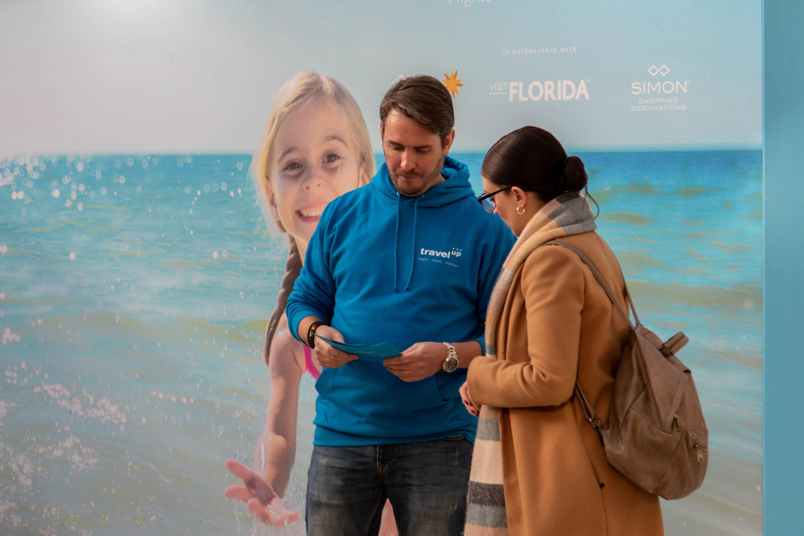 Travel Up Florida beach activation Waterloo station, photo 17