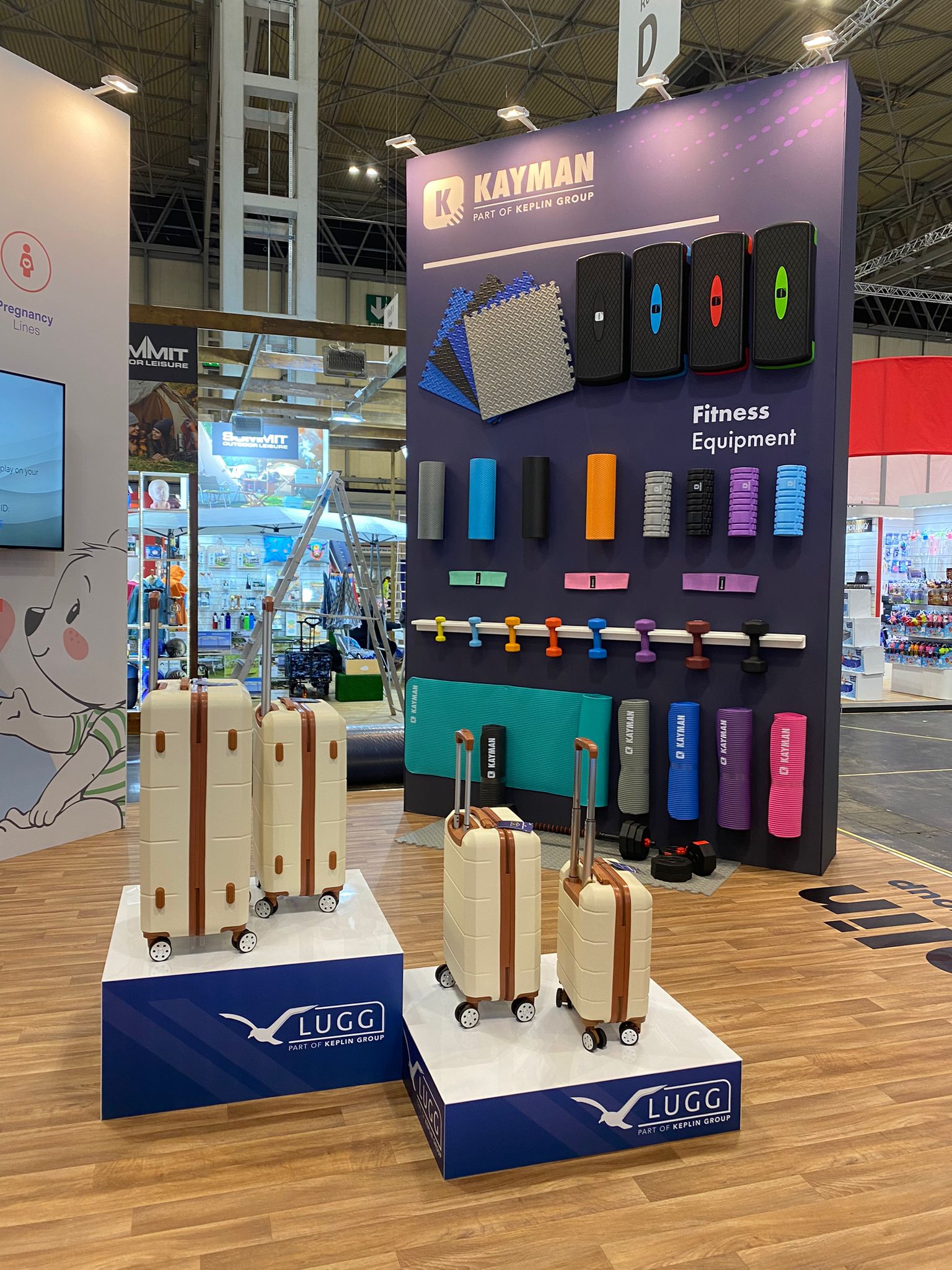Keplin NEC Spring Fair stand build, Kudos AV