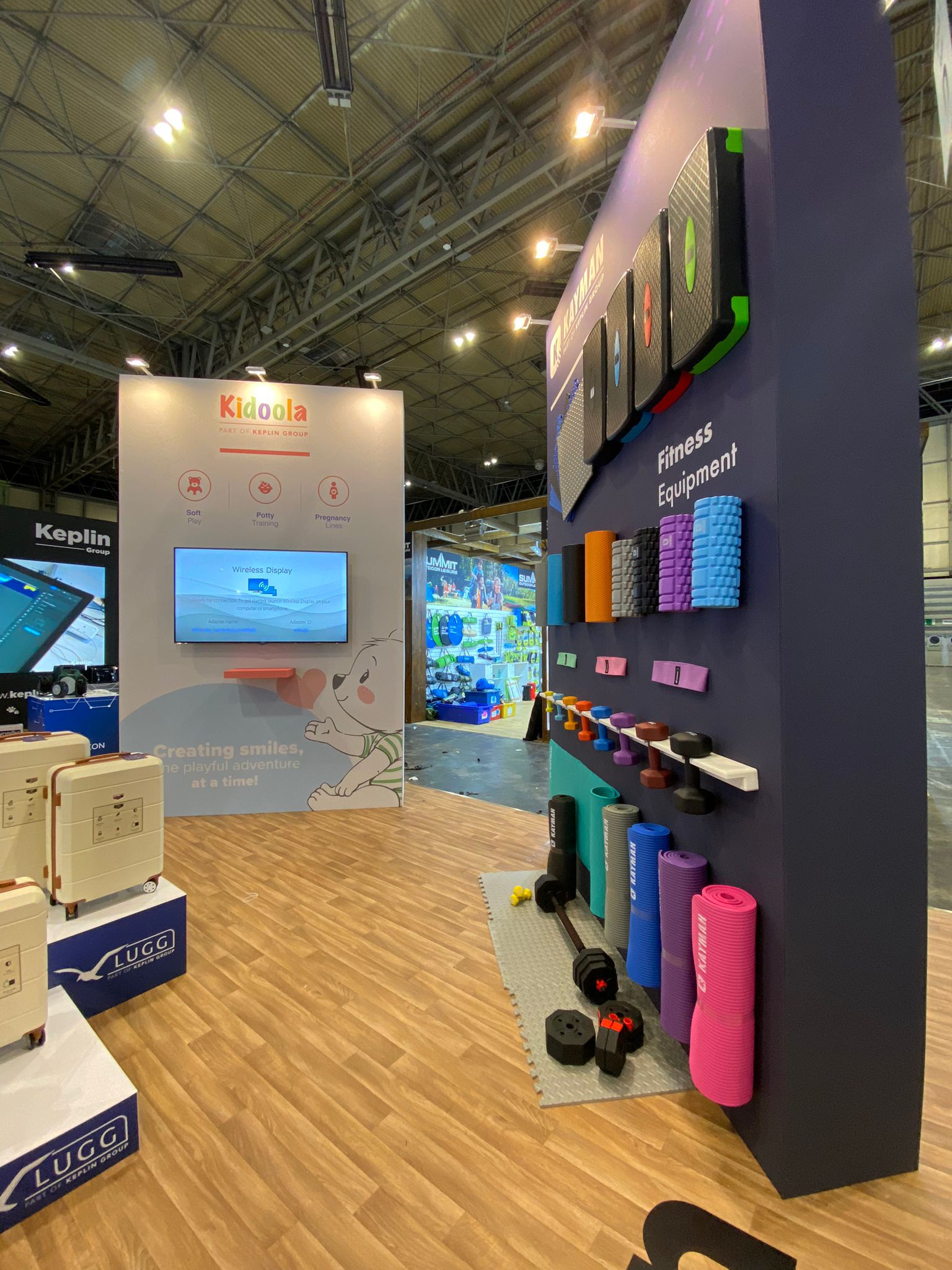Keplin NEC Spring Fair stand build, Kudos AV