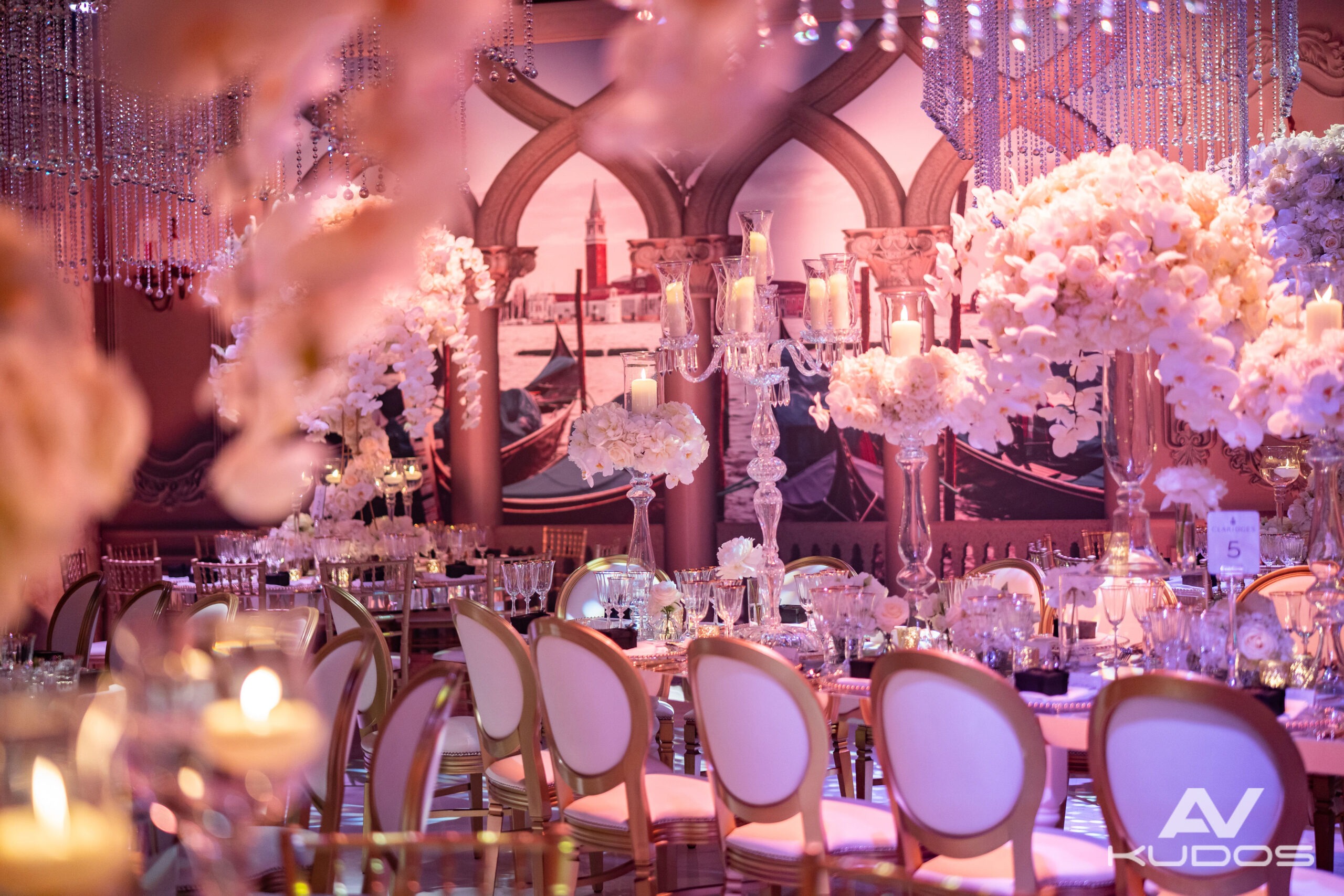 Wedding at Claridge's London — AV production by Kudos AV