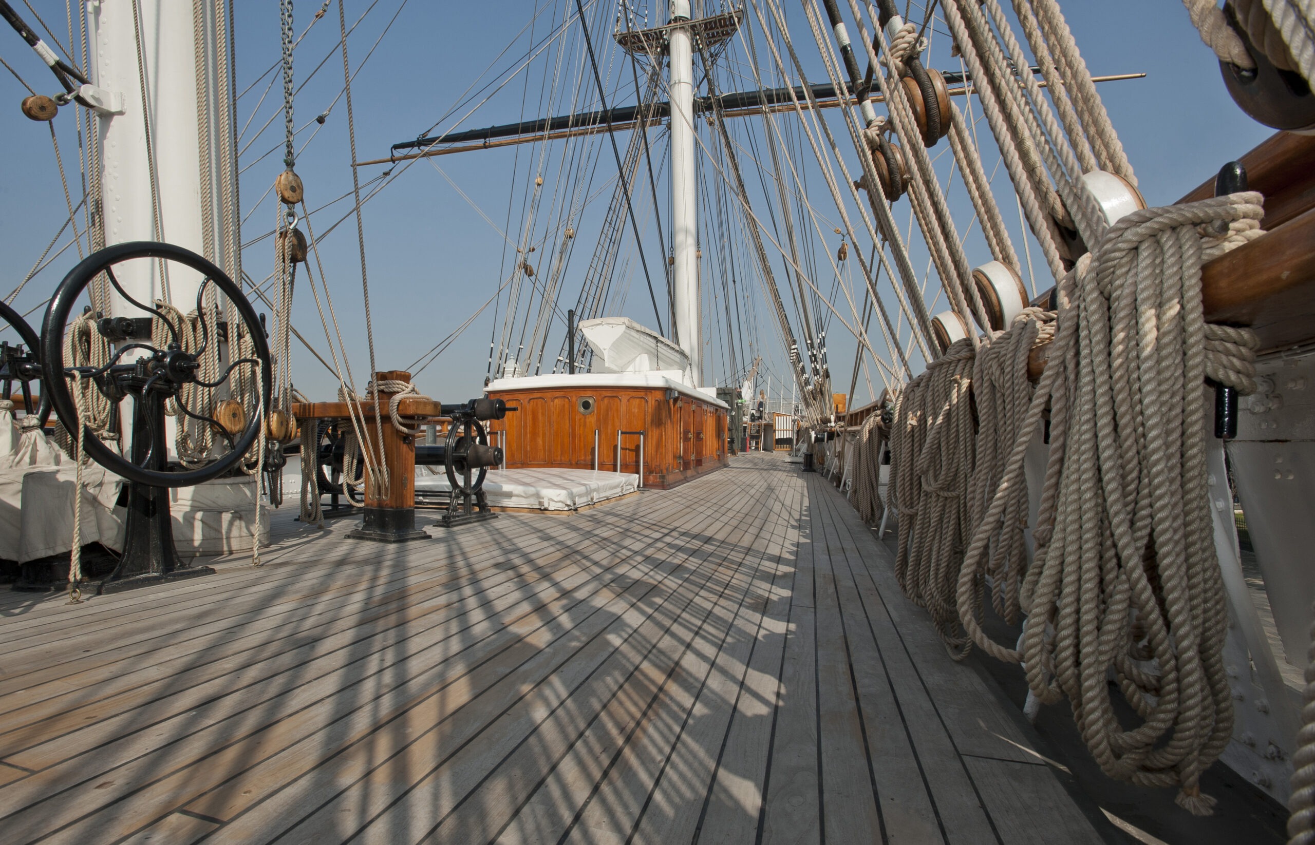 Cutty Sark Weather Deck outdoor event space Greenwich
