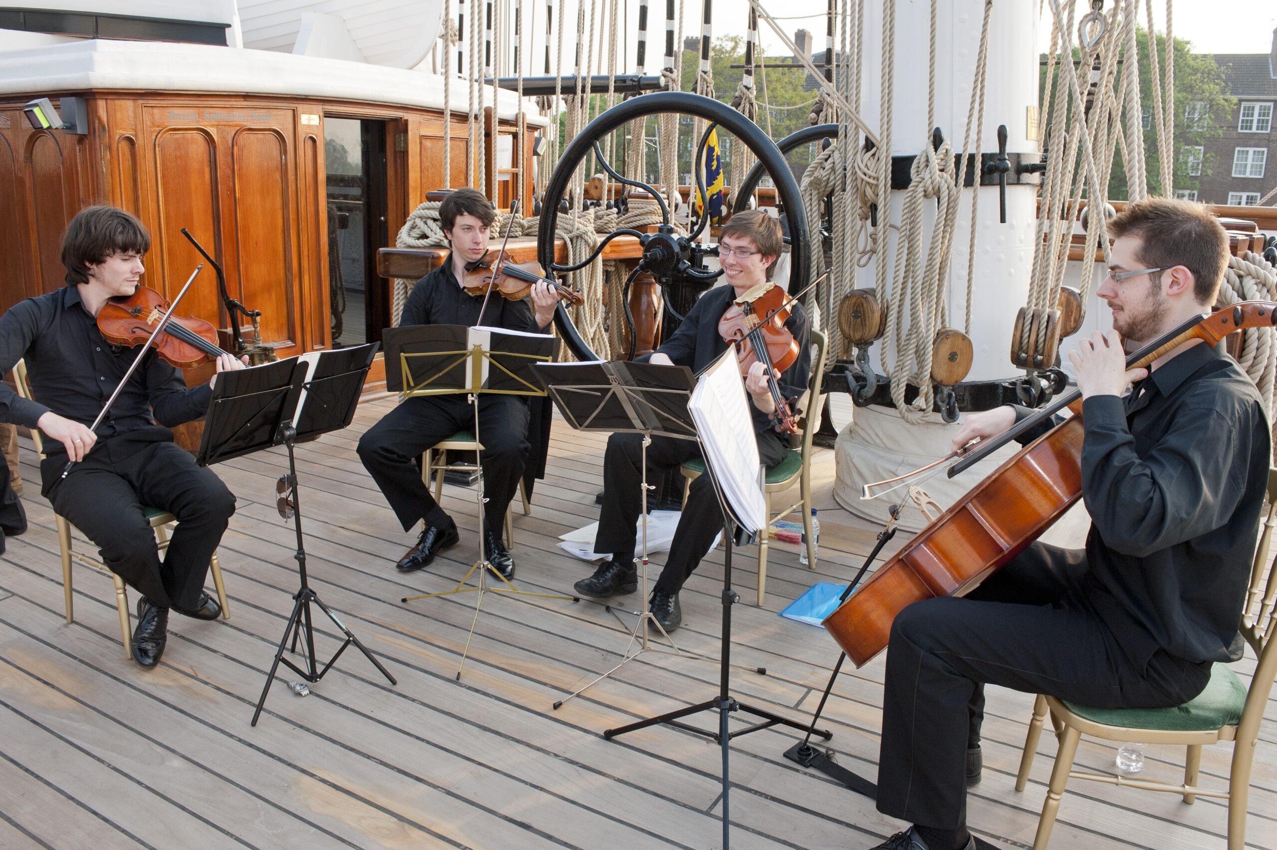 Cutty Sark Weather Deck outdoor event space Greenwich