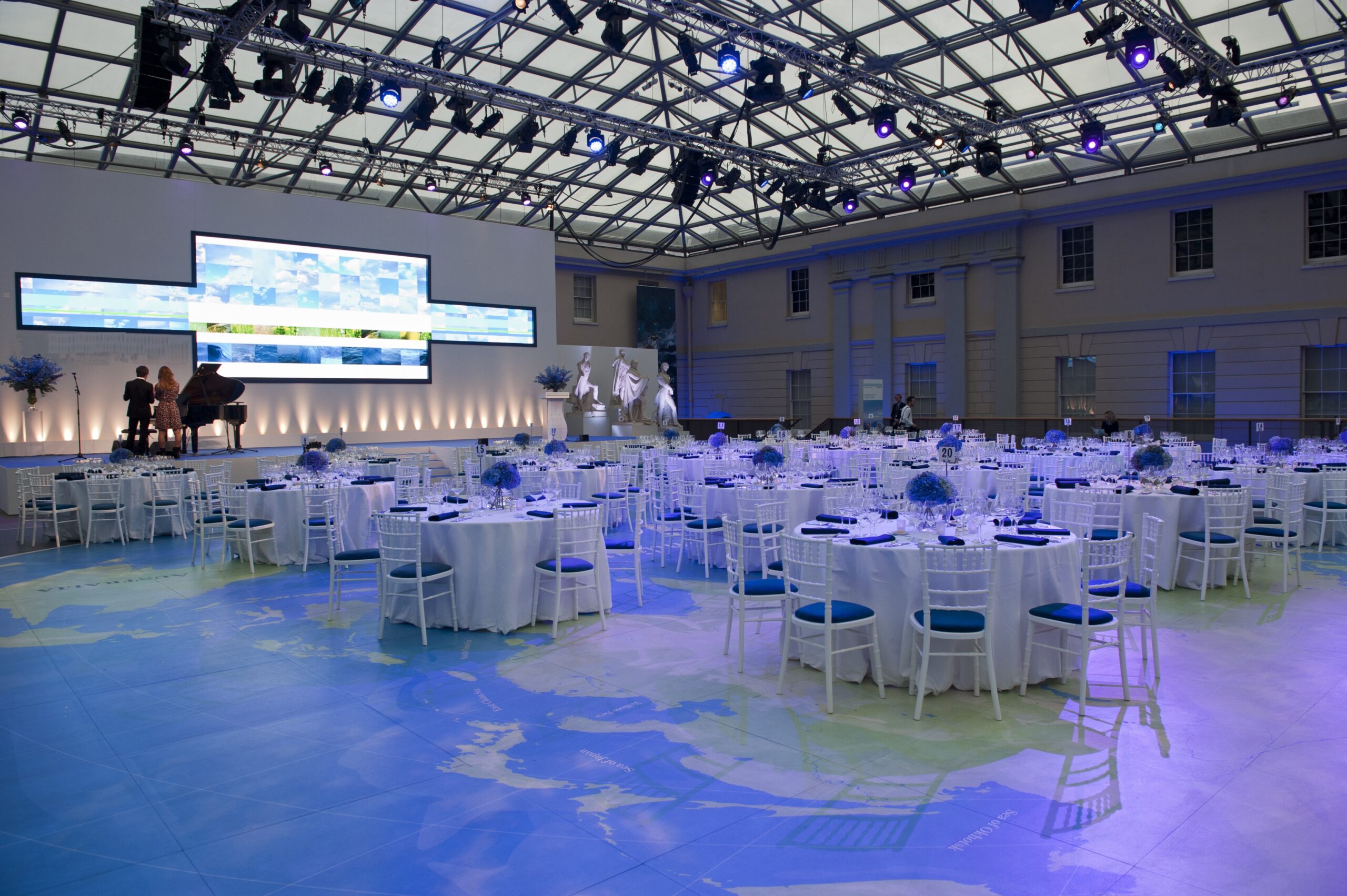 National Maritime Museum Great Map event space London
