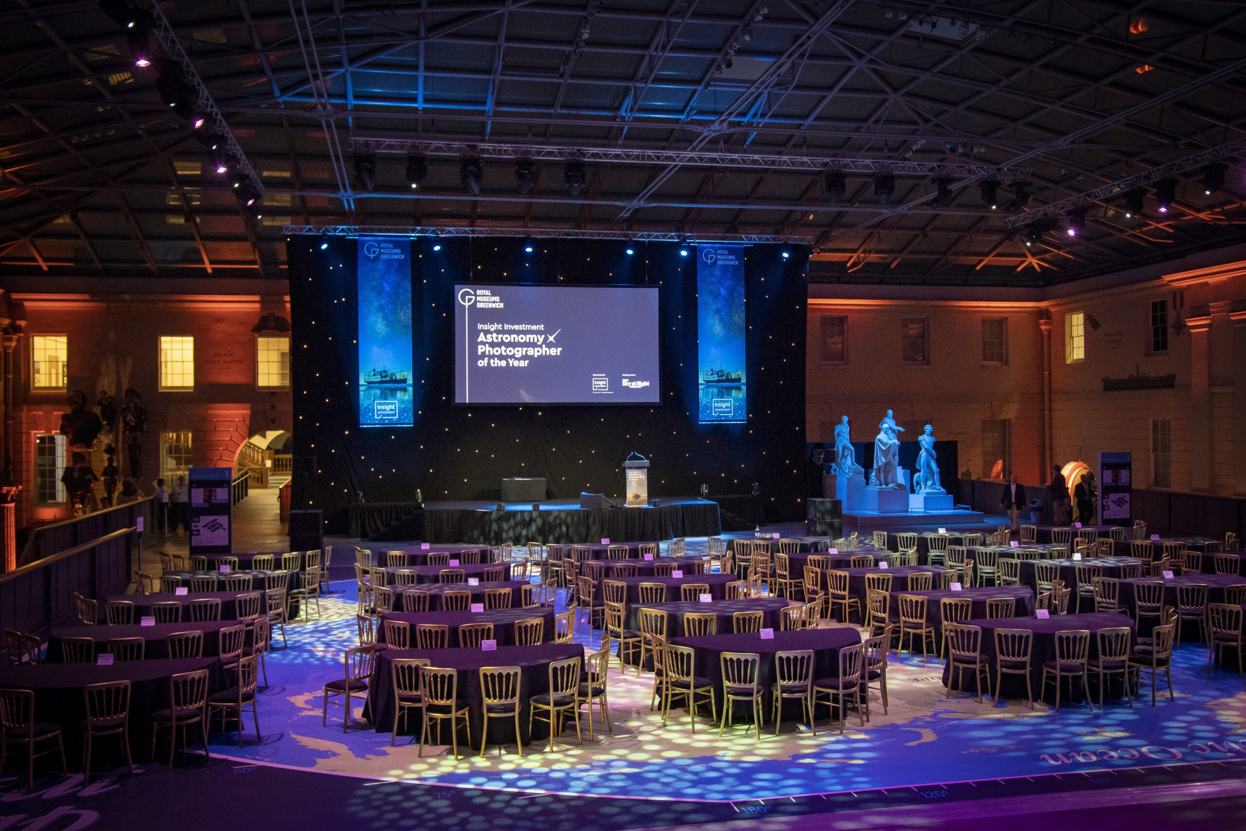 National Maritime Museum Great Map event space London