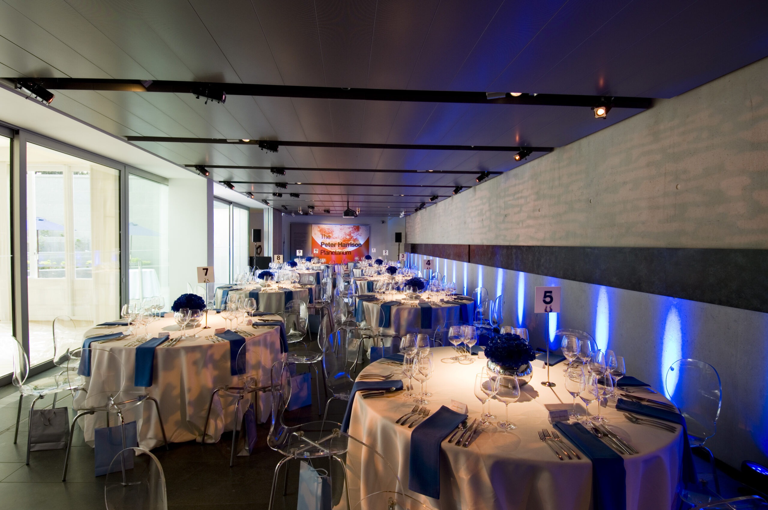 Peter Harrison Planetarium Foyer dinner reception