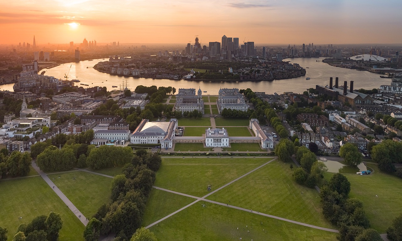 Royal Museums Greenwich UNESCO Maritime Greenwich estate view