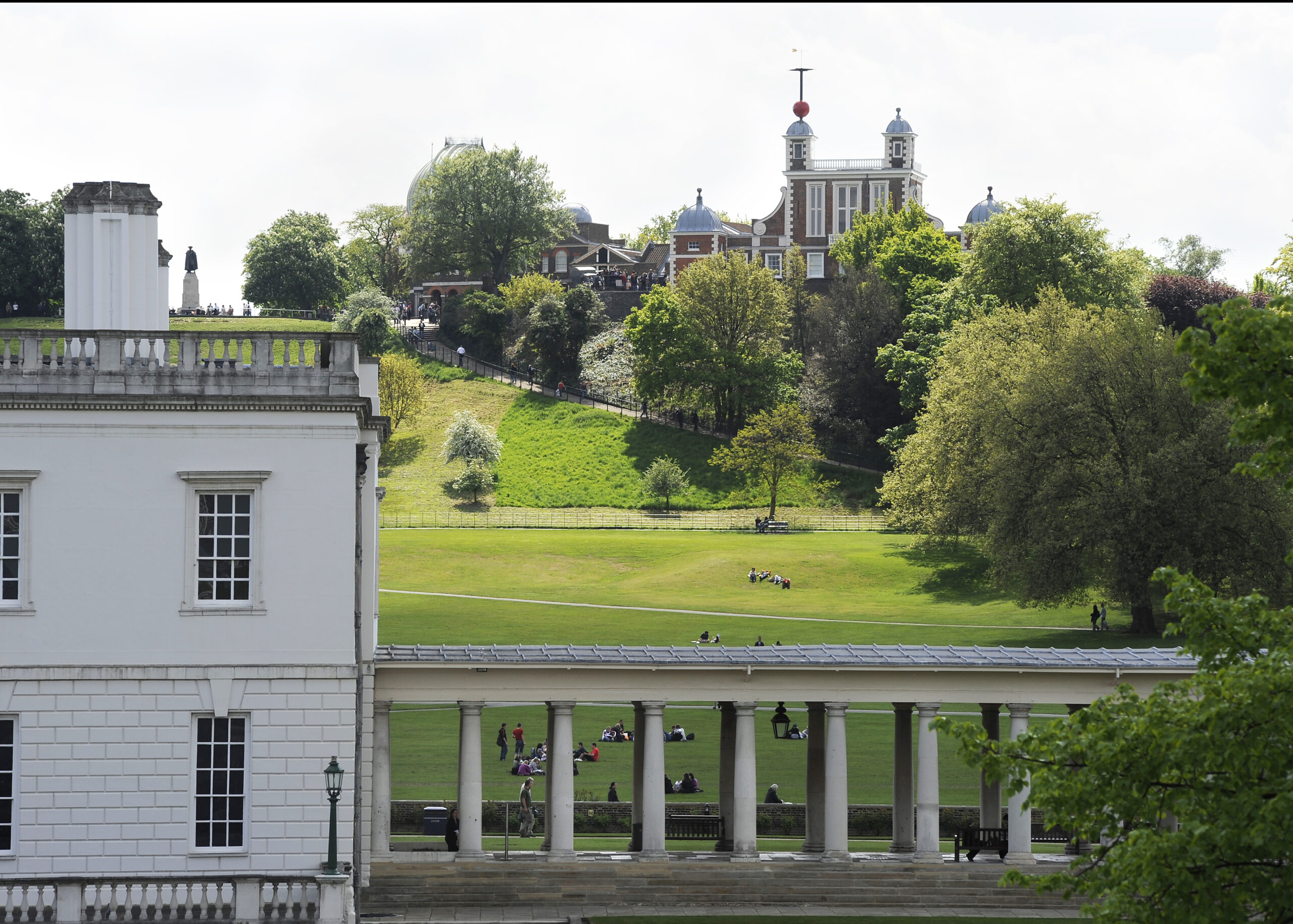 Queen's House exterior South Lawns Greenwich